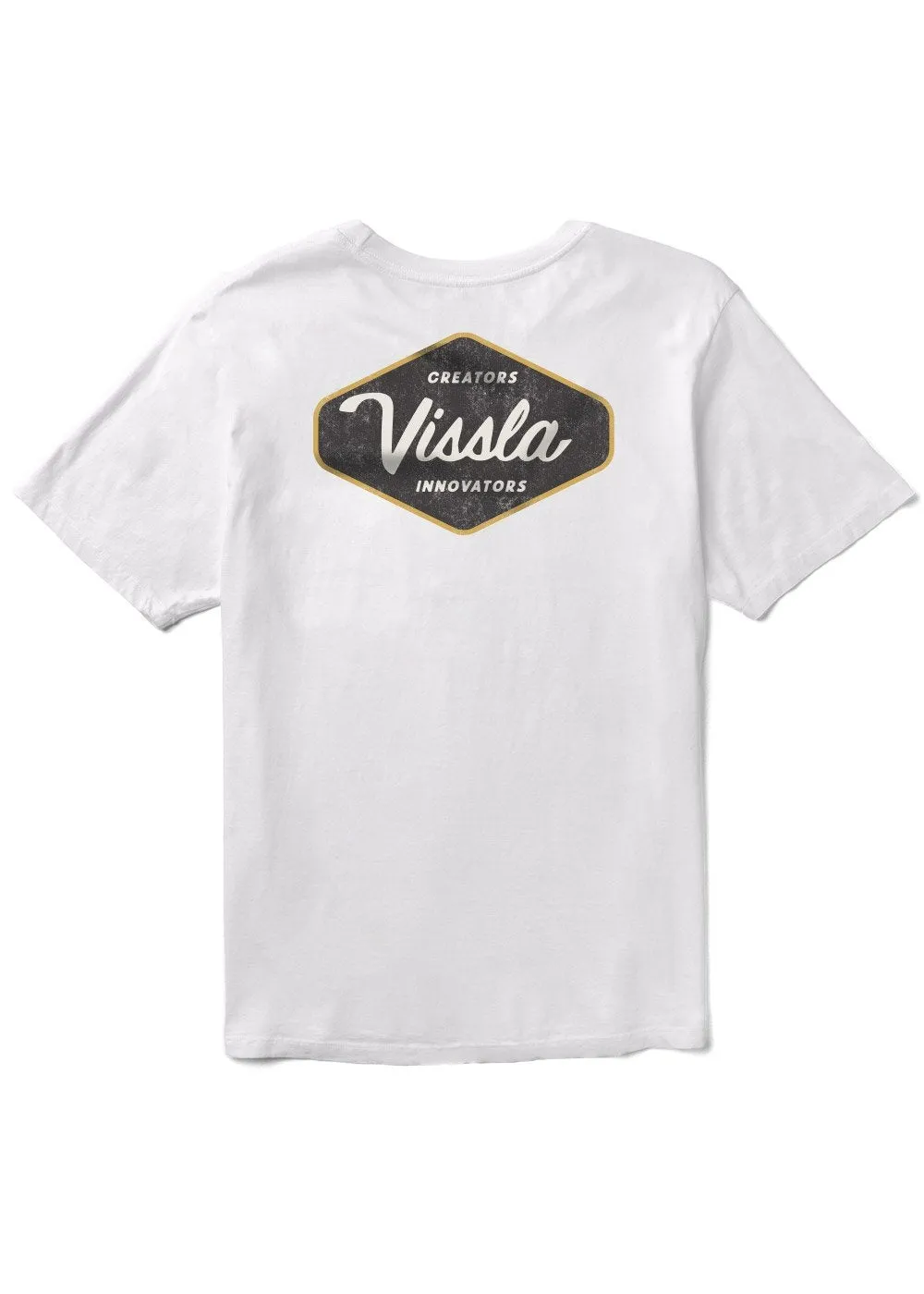 Vissla Creators Premium Pkt Tee - WHITE sold by Sun Diego Boardshops