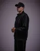 Tenore Velour Track Suit Jacket - BLACK sold by Sun Diego Boardshops