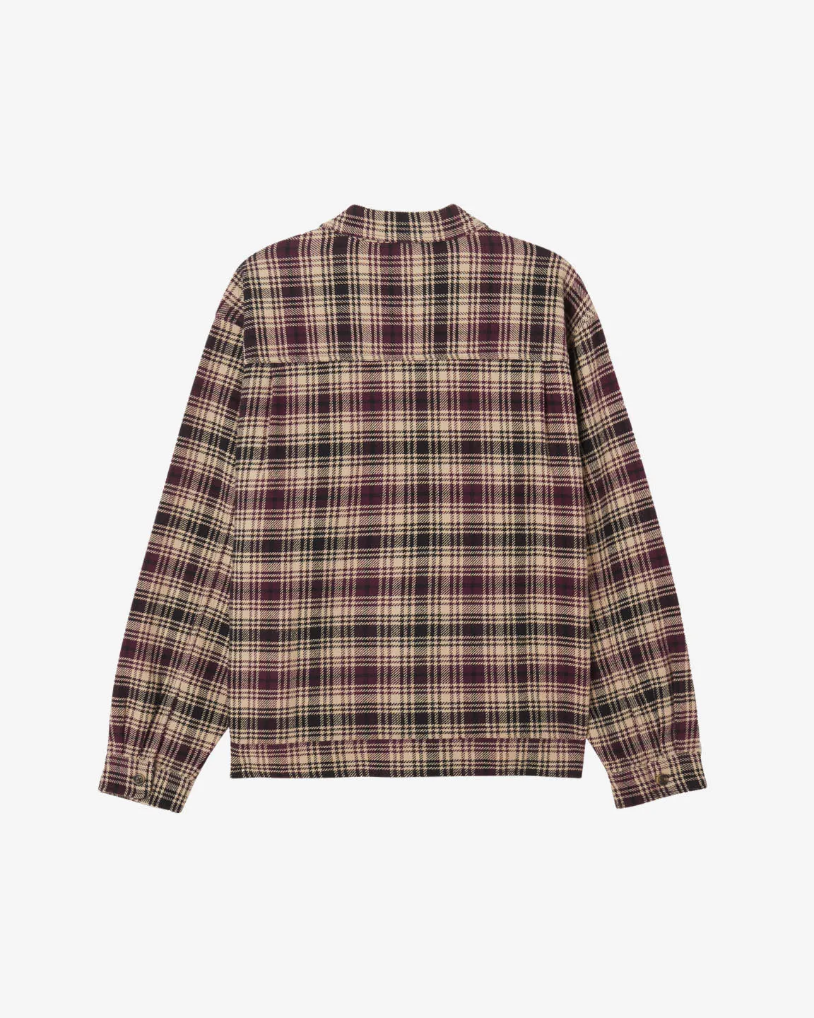 Obey ALTON ZIP SHIRT JACKET - BLACK MULTI sold by Sun Diego Boardshops product image thumbnail 2