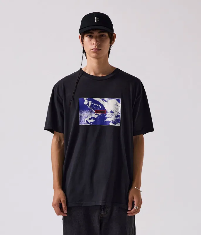 FORMER Stray T-Shirt - WASHED BLACK sold by Sun Diego Boardshops