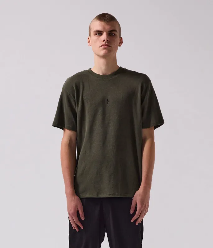 FORMER Franchise Waffle T-Shirt - ARMY made by Sun Diego Boardshops