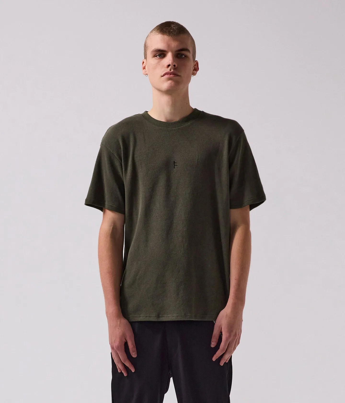 FORMER Franchise Waffle T-Shirt - ARMY sold by Sun Diego Boardshops