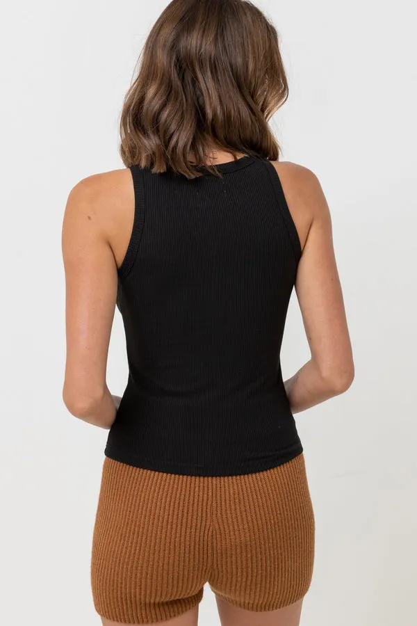 Rhythm Classic Tank Top - Black sold by Sun Diego Boardshops product image thumbnail 2
