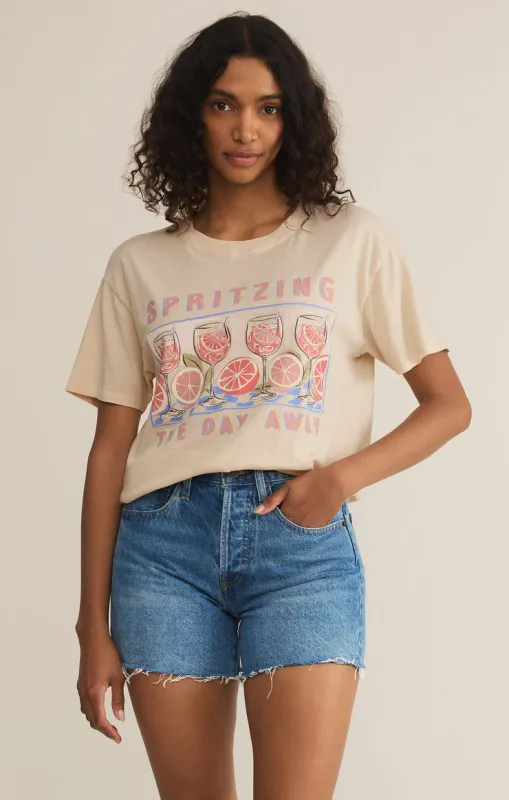 Z-Supply Spritz Boyfriend Tee - SANDSHELL sold by Sun Diego Boardshops