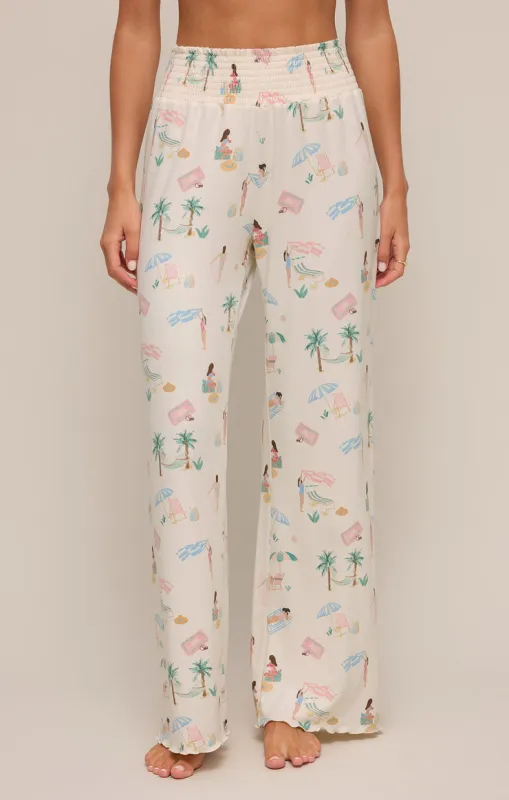 Z-Supply Dawn Beach Days Pant - BONE sold by Sun Diego Boardshops
