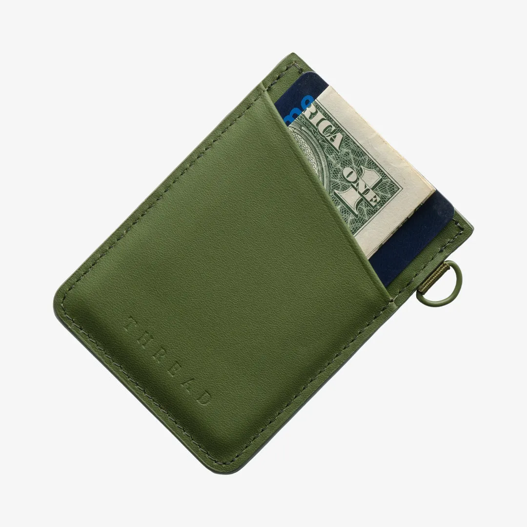 THREAD Vertical Wallet - OLIVE sold by Sun Diego Boardshops product image thumbnail 2