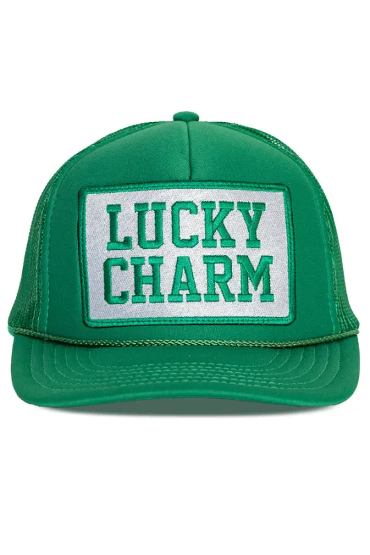 That Friday Feeling Lucky Charm Trucker Hat - GREEN sold by Sun Diego Boardshops
