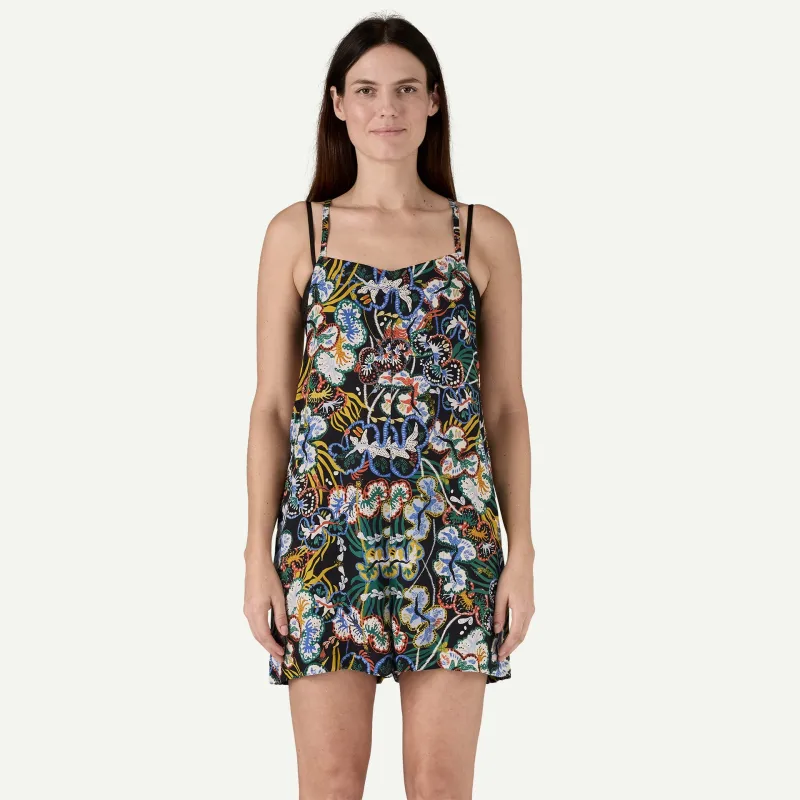 Patagonia Women's Tidal Threads Romper - UNDERSEA BLACK sold by Sun Diego Boardshops