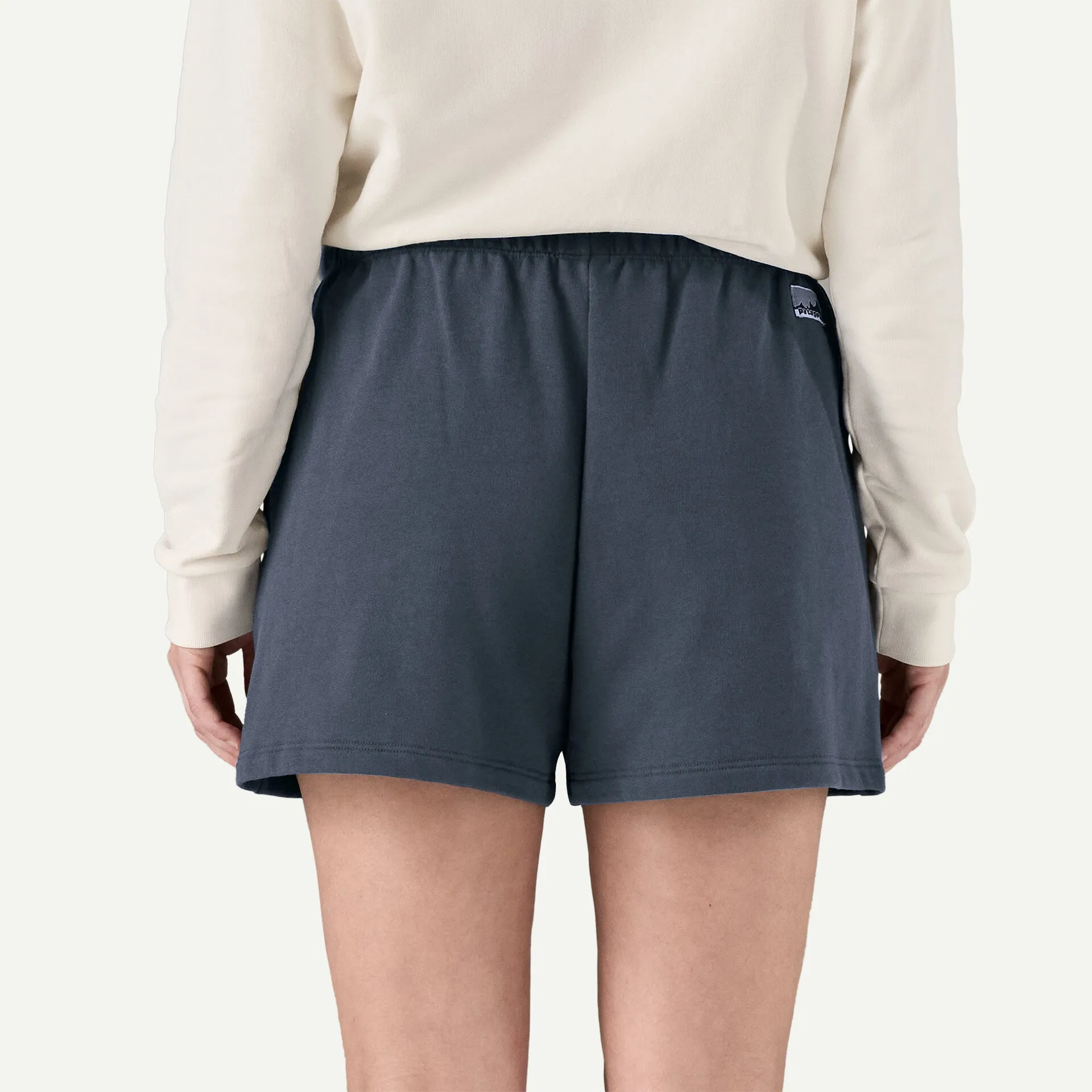 Patagonia Women's Regenerative Organic Certified Cotton Essential Shorts - SMOLDER BLUE sold by Sun Diego Boardshops product image thumbnail 3
