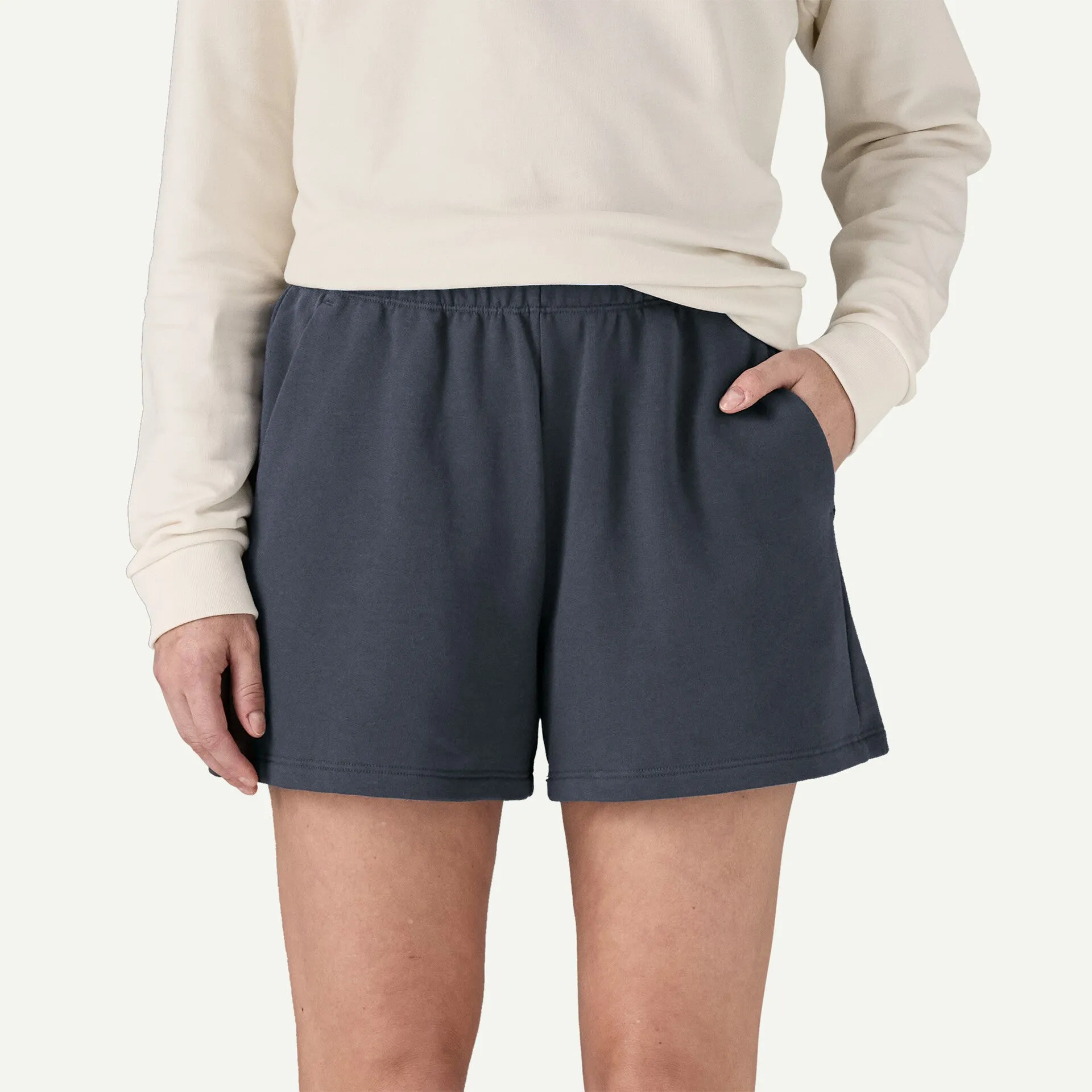 Patagonia Women's Regenerative Organic Certified Cotton Essential Shorts - SMOLDER BLUE sold by Sun Diego Boardshops product image thumbnail 2