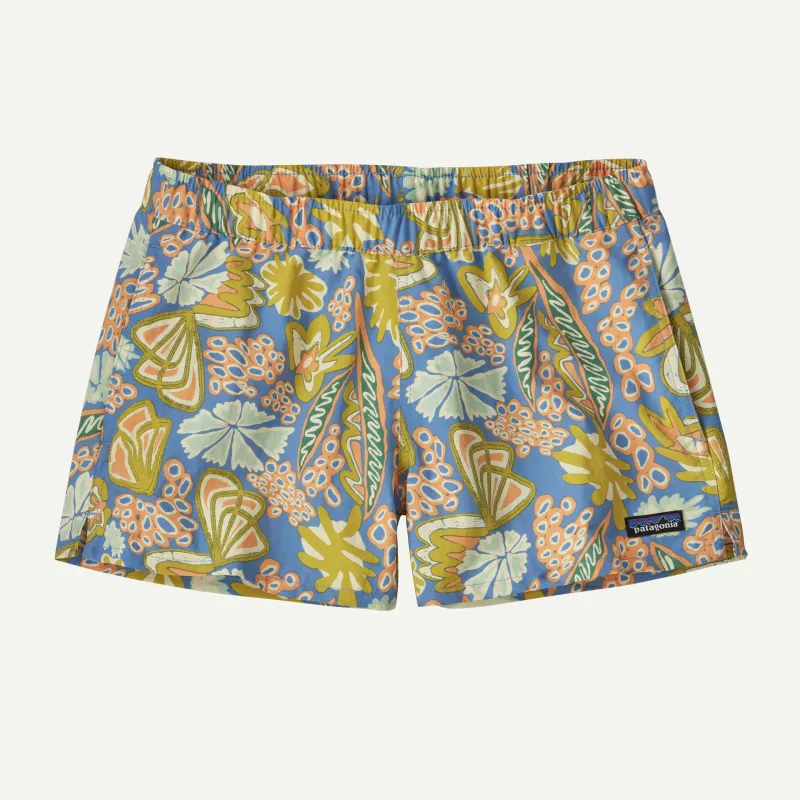 Patagonia Women's Barely Baggies 2½" Shorts - FLOURISH ABUNDANT BLUE sold by Sun Diego Boardshops