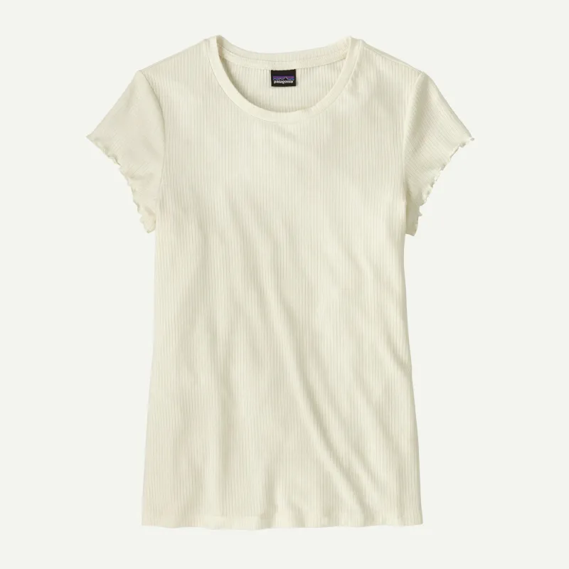 Patagonia Women's Rib-Knit Top - WHITE sold by Sun Diego Boardshops