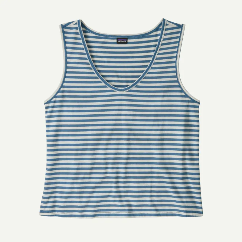 Patagonia Women's Regenerative Organic Certified Cotton Tank Top - STILL BLUE sold by Sun Diego Boardshops