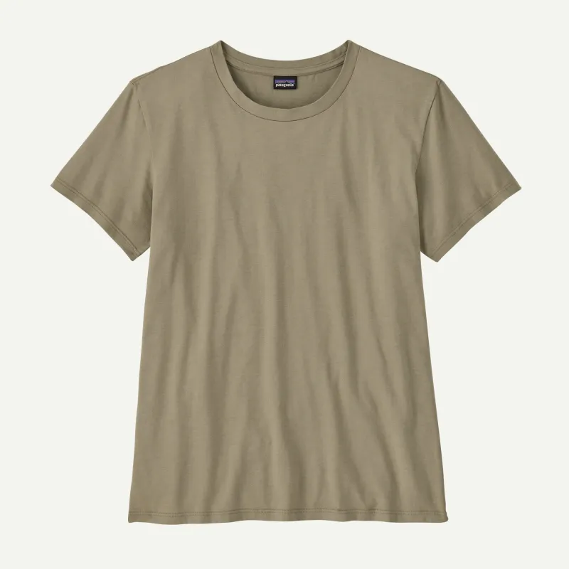 Patagonia Women's Regenerative Organic Certified Cotton Tee - ROCK GREEN sold by Sun Diego Boardshops