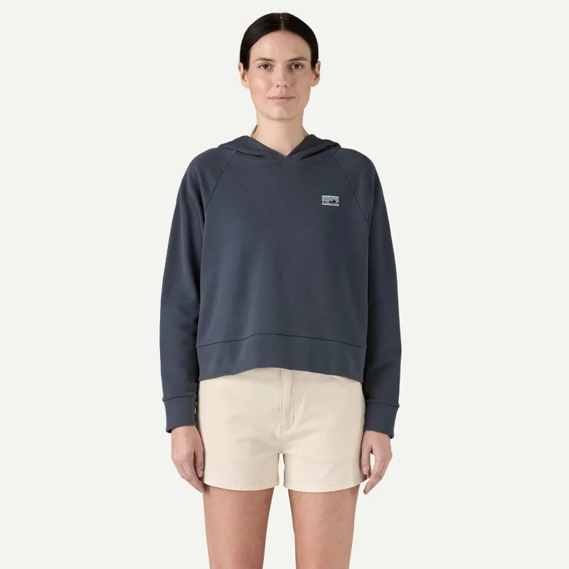 Patagonia Women's Regenerative Organic Certified Cotton Essential Hoody - SMOLDER BLUE sold by Sun Diego Boardshops