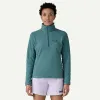 Patagonia Women's Micro D 1/4-Zip Fleece - BLUE sold by Sun Diego Boardshops