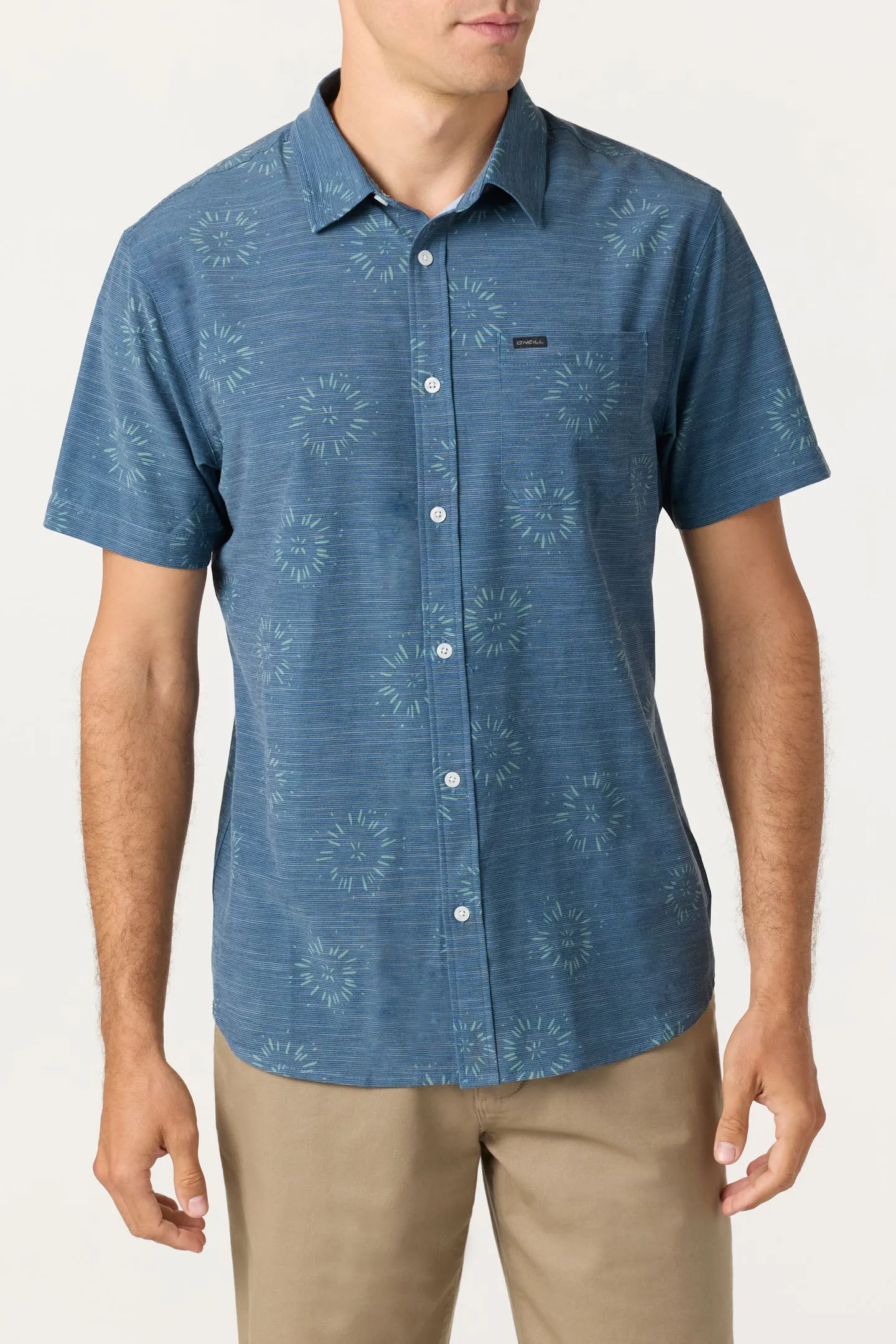 O'Neill TRVLR UPF TRAVERSE SLUB SHIRT - MIDNIGHT NAVY sold by Sun Diego Boardshops