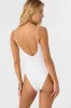 O'Neill SALTWATER SOLIDS RIB EDGEWATER ONE-PIECE - WHITE sold by Sun Diego Boardshops