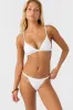 O'Neill SALTWATER SOLIDS RIB QUEENS CHEEKY BOTTOMS - WHITE sold by Sun Diego Boardshops