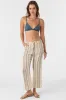 O'Neill BRENDA STRIPE PANTS - TAPIOCA sold by Sun Diego Boardshops