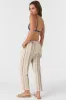 O'Neill BRENDA STRIPE PANTS - TAPIOCA sold by Sun Diego Boardshops