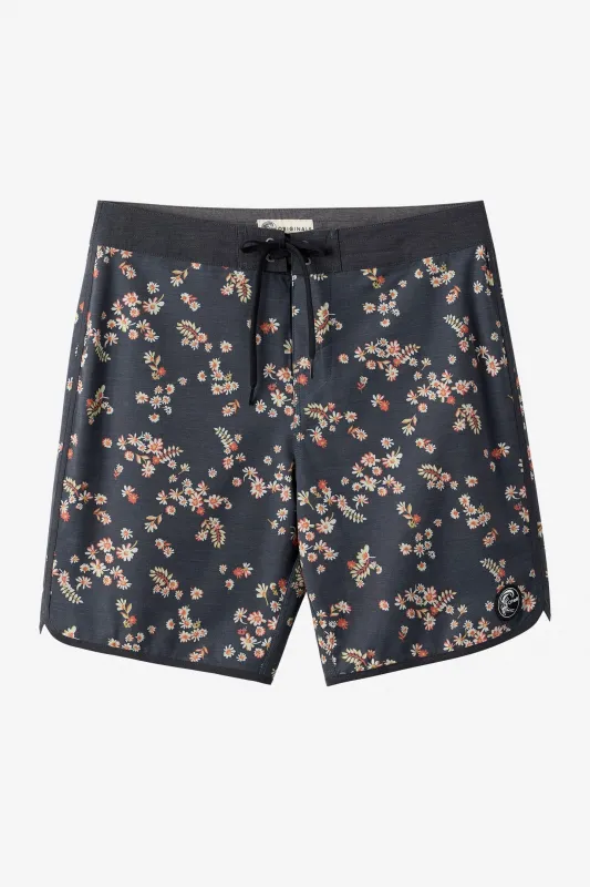 O'Neill OG PRINT SCALLOP 18" BOARDSHORTS - GRAPHITE sold by Sun Diego Boardshops