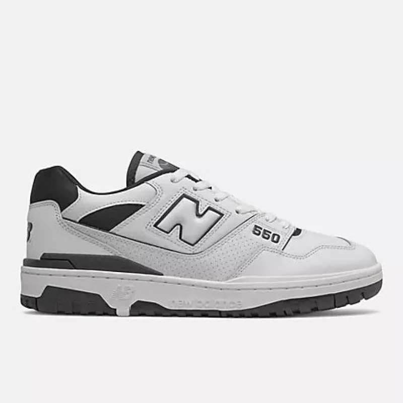 New Balance Women's BB550 - WHITE/BLACK sold by Sun Diego Boardshops