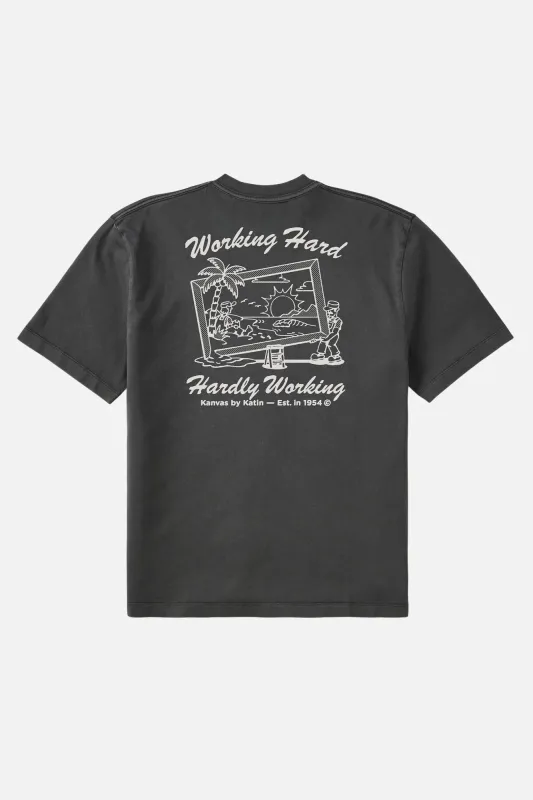 KATIN TRABAJO RELAXED TEE - BLACK WASH sold by Sun Diego Boardshops
