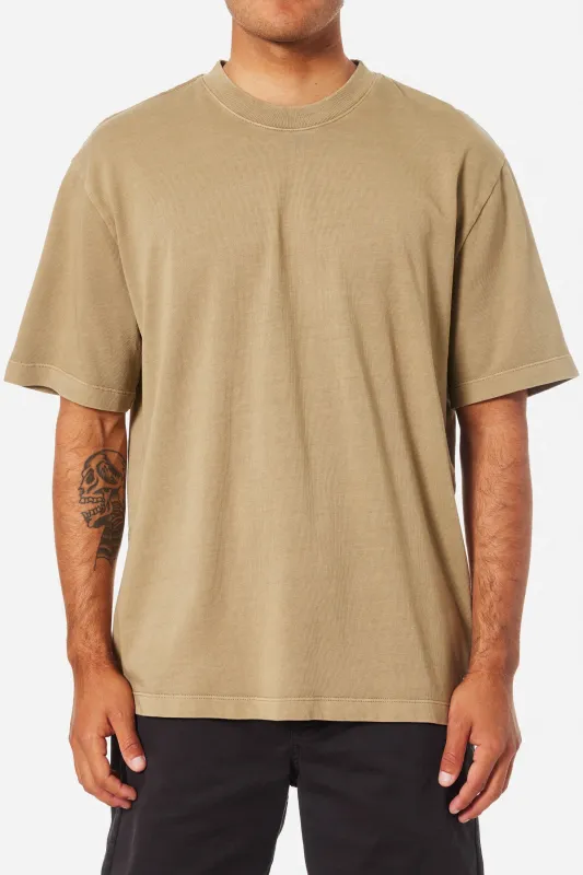 KATIN BOX FIT HERITAGE TEE - COVERT GREEN sold by Sun Diego Boardshops