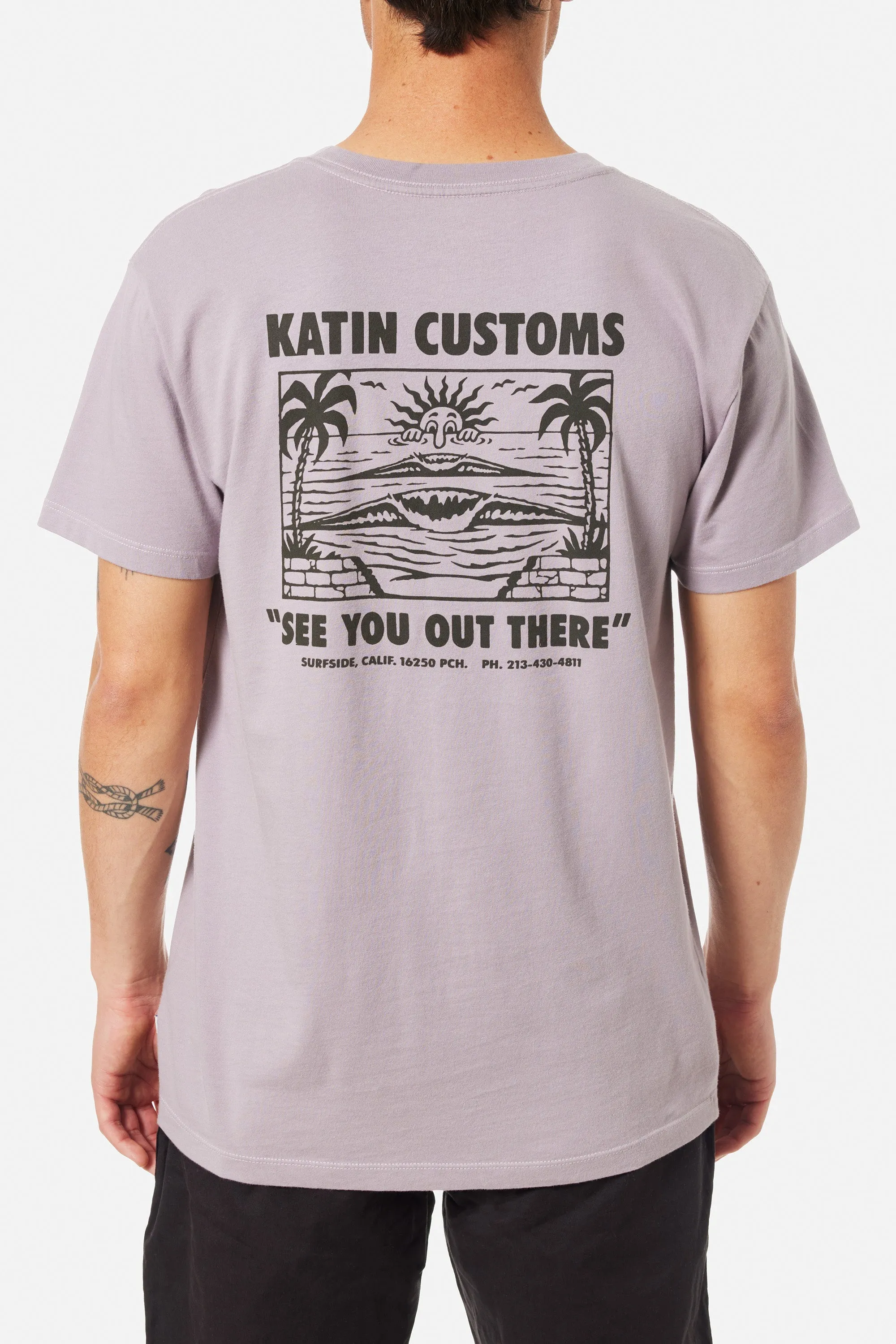 KATIN PEAKS TEE - LAVENDER sold by Sun Diego Boardshops