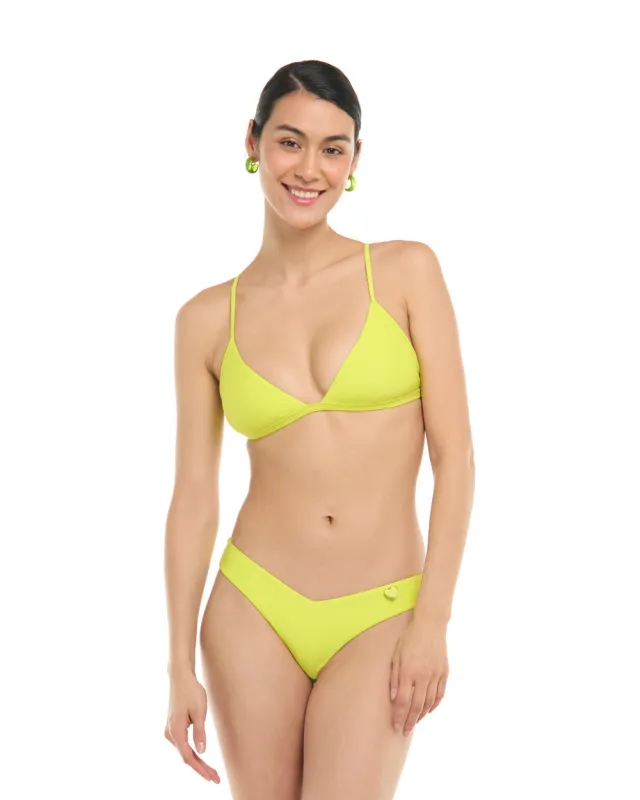 Body Glove Smoothies Evelyn Fixed Triangle Bikini Top - KEY LIME sold by Sun Diego Boardshops