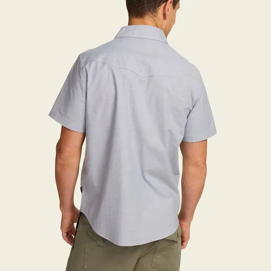 HOWLER BROS Crosscut Deluxe Shortsleeve Shirt - LIGHT GREY sold by Sun Diego Boardshops product image thumbnail 2