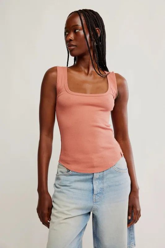 Free People We The Free Hummingbird Tank - CEDARWOOD sold by Sun Diego Boardshops