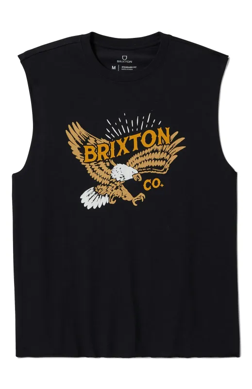 Brixton Keller Muscle Tank - BLACK sold by Sun Diego Boardshops