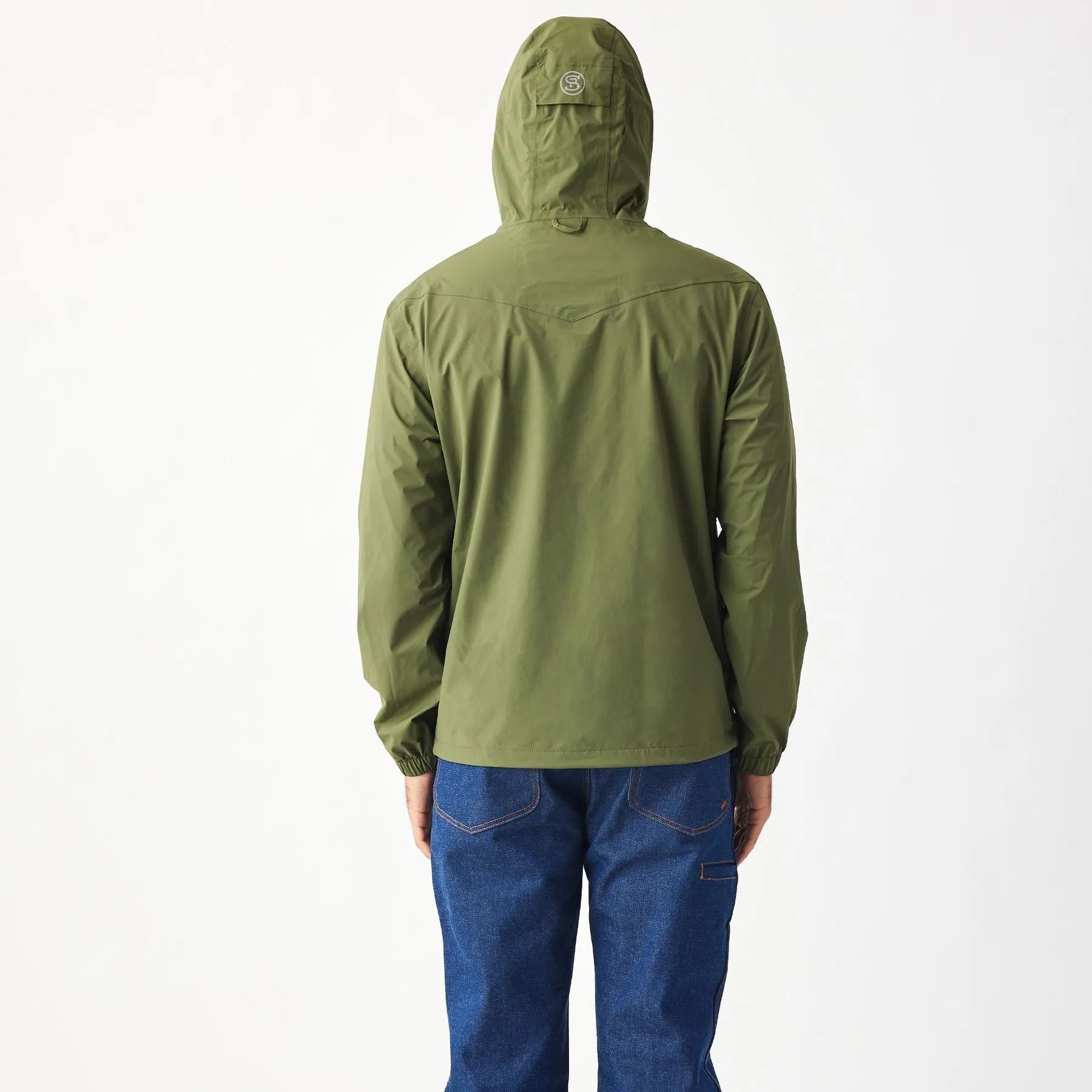 Seager Thundercloud Rain Jacket - OLIVE sold by Sun Diego Boardshops product image thumbnail 3