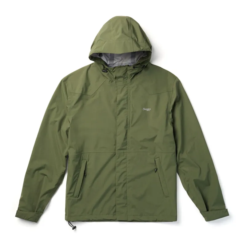 Seager Thundercloud Rain Jacket - OLIVE sold by Sun Diego Boardshops