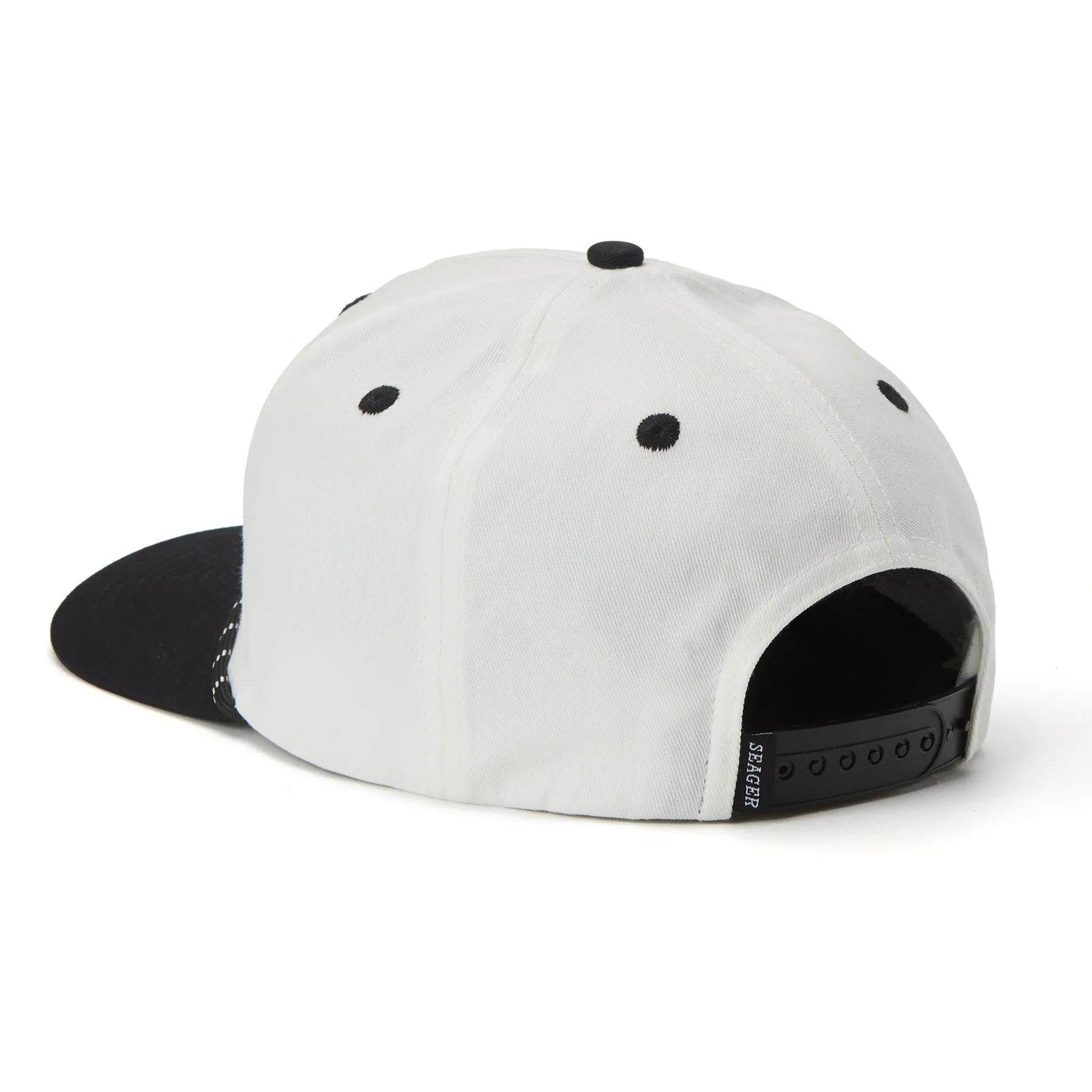 Seager Los Rios Canvas Snapback - CREAM/ BLACK sold by Sun Diego Boardshops product image thumbnail 2
