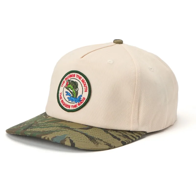 Seager I'm Hooked Snapback - CREAM/CAMO sold by Sun Diego Boardshops