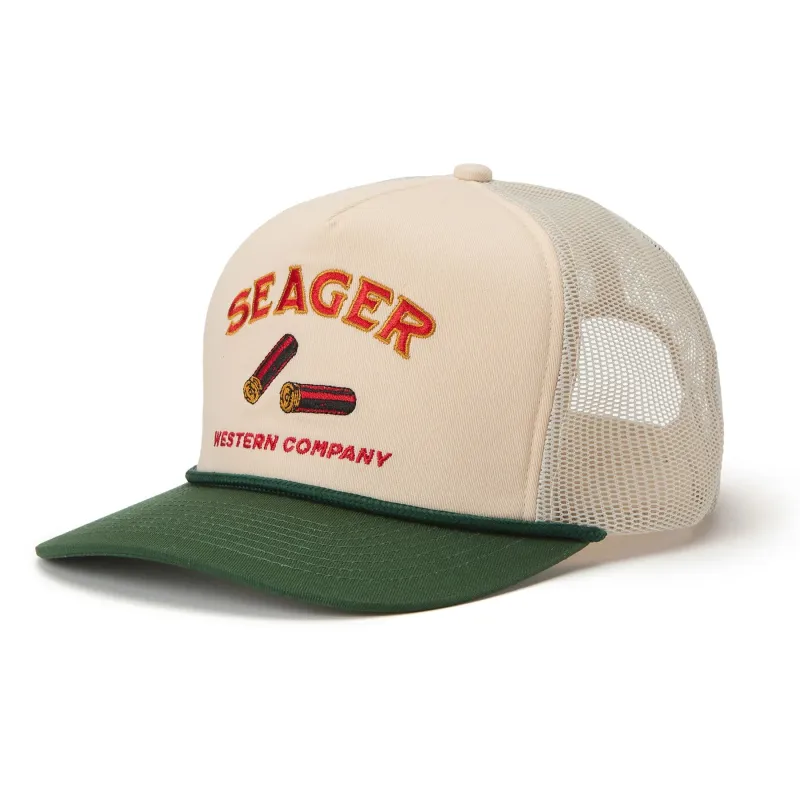 Seager Gone Huntin' Snapback - CREAM/GREEN sold by Sun Diego Boardshops