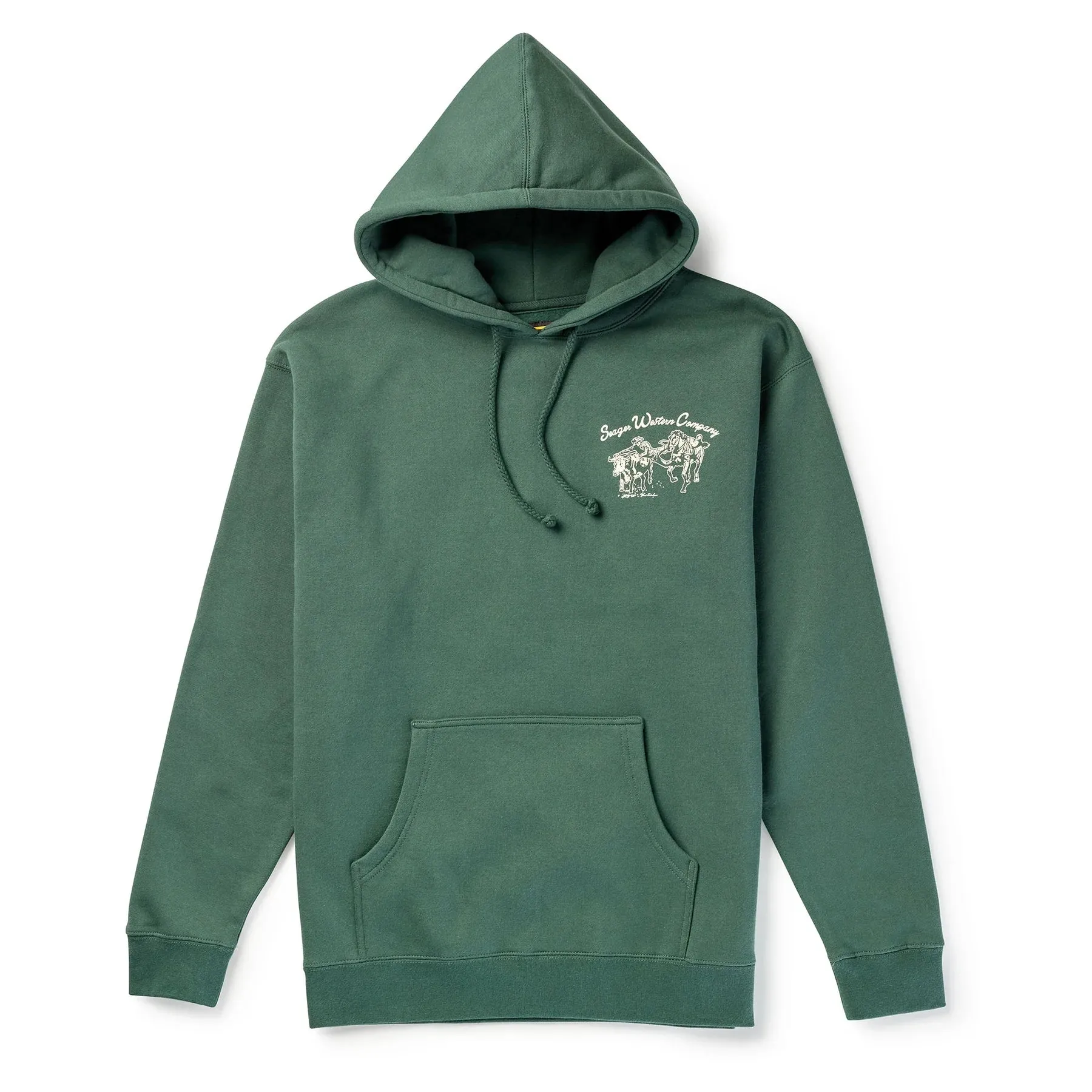 Seager Los Rios Mid-Weight Hoodie - GREEN sold by Sun Diego Boardshops product image thumbnail 2