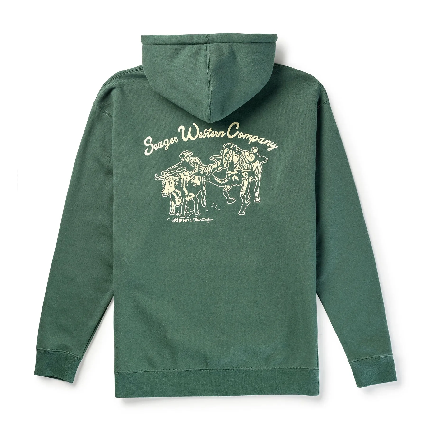 Seager Los Rios Mid-Weight Hoodie - GREEN sold by Sun Diego Boardshops
