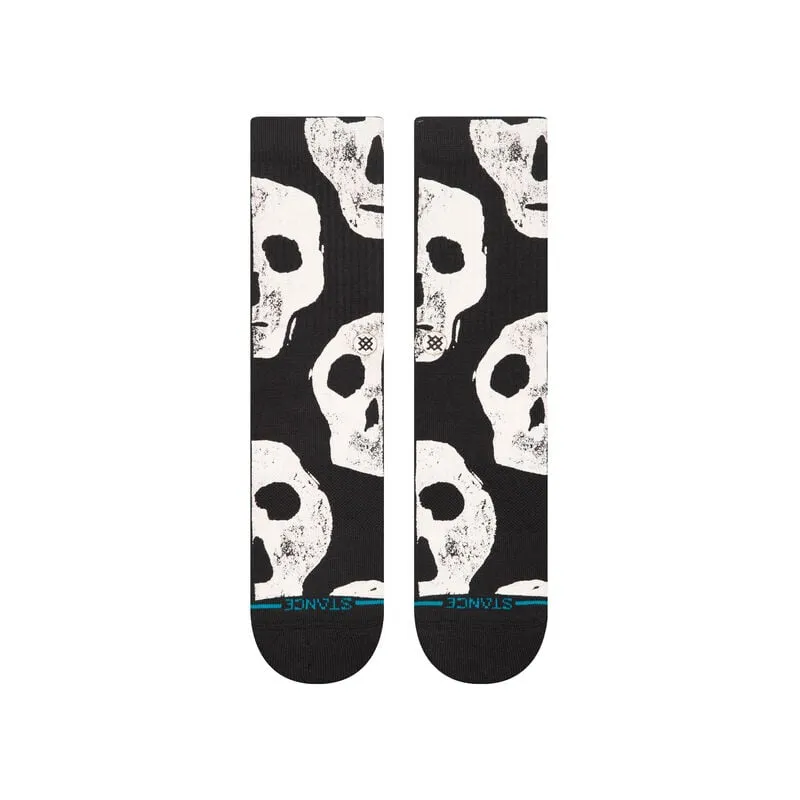 Stance Cotton Crew Jolly Rogers Medium Cushion Socks - BLACK sold by Sun Diego Boardshops product image thumbnail 2