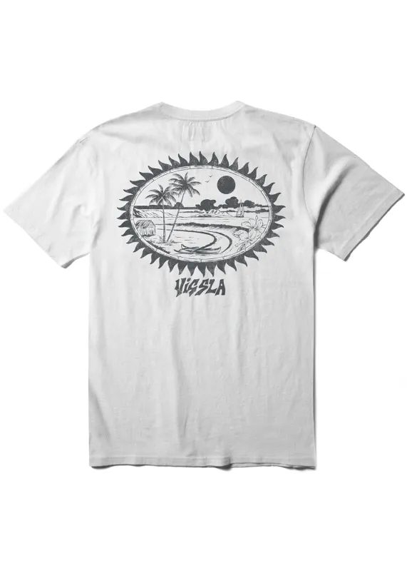 Vissla Riviera Short Sleeve Pocket Tee - WHITE sold by Sun Diego Boardshops