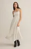Z-Supply Balos Striped Gauze Maxi Dress - NATURAL sold by Sun Diego Boardshops