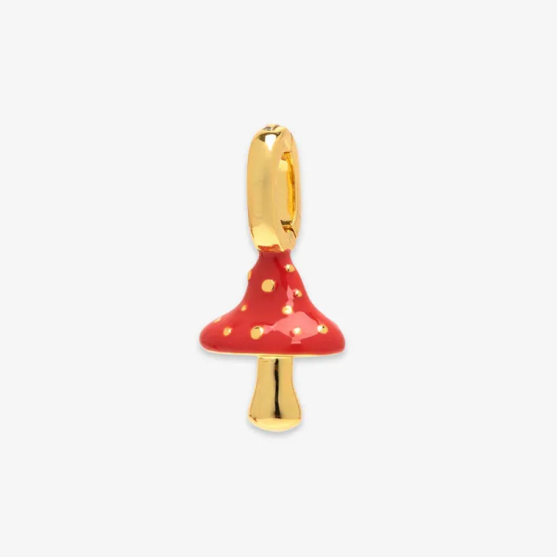 Pura Vida Harper Mushroom Charm - GOLD sold by Sun Diego Boardshops