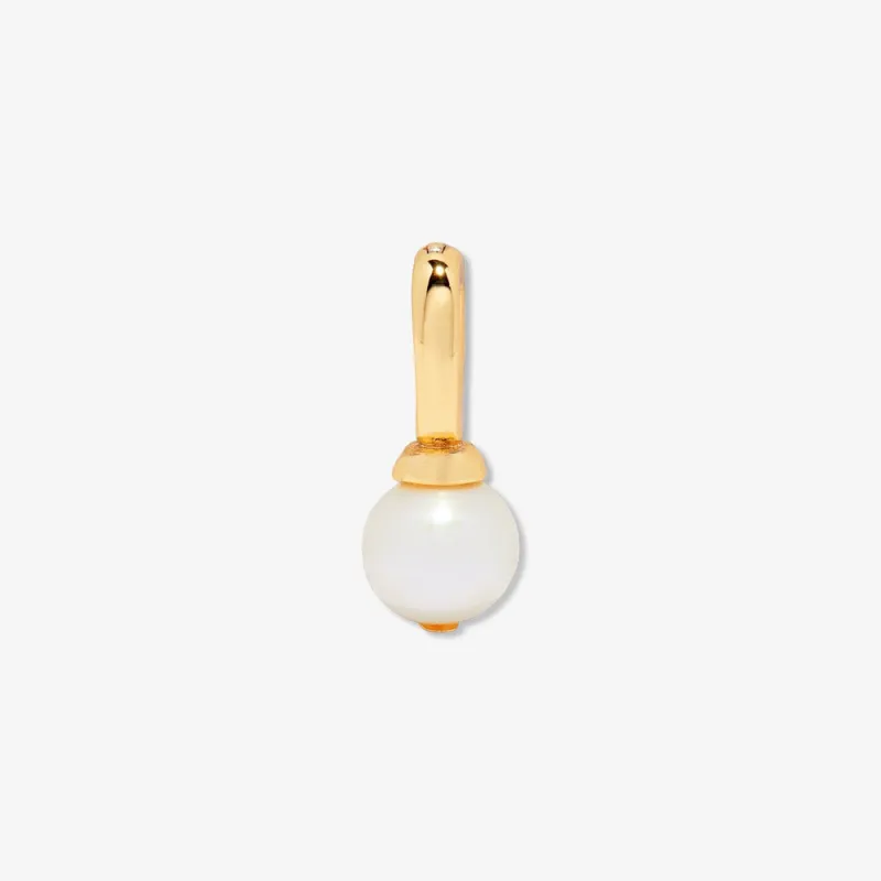 Pura Vida Harper Pearl Charm - GOLD sold by Sun Diego Boardshops