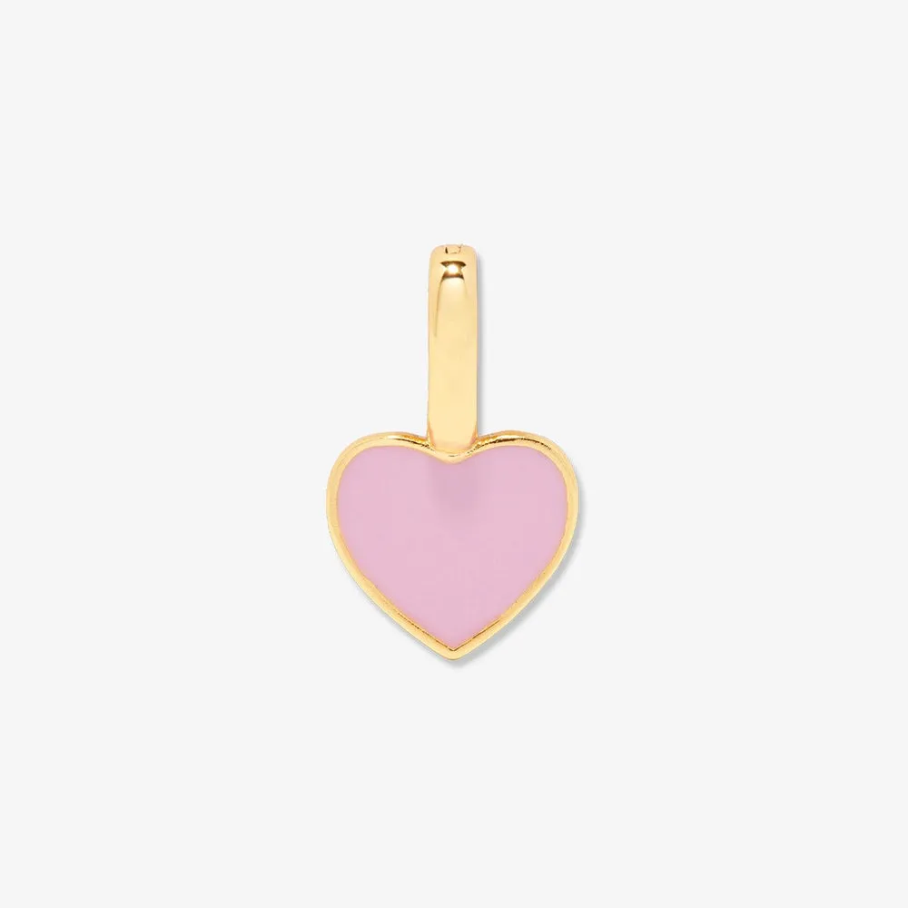 Pura Vida Harper Enamel Heart Charm - GOLD sold by Sun Diego Boardshops