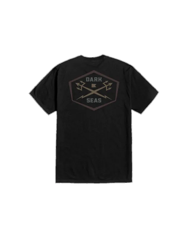 Dark Seas Pathfinder Pocket T-Shirt - BLACK sold by Sun Diego Boardshops