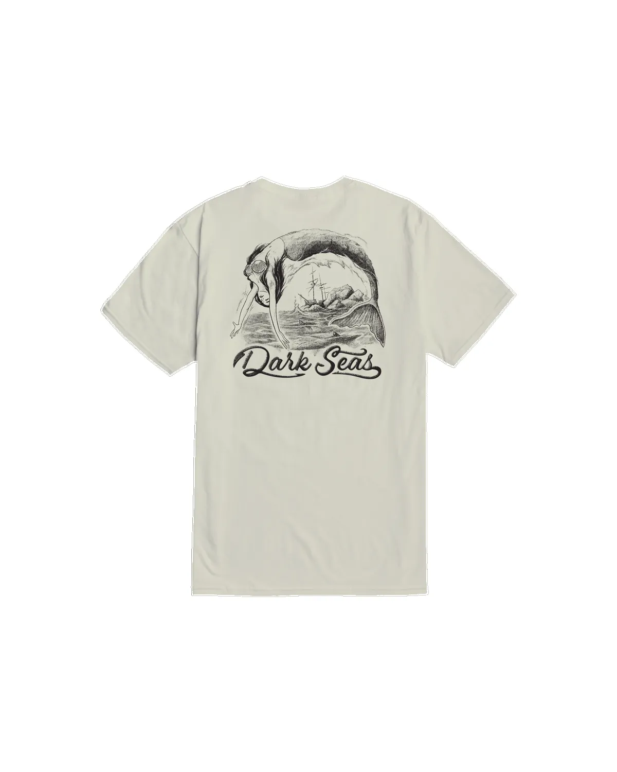 Dark Seas Deep Dive Premium T-Shirt - CREAM sold by Sun Diego Boardshops