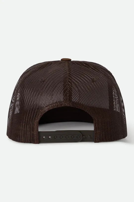 Brixton Oath Trucker Hat - PINECONE BROWN sold by Sun Diego Boardshops product image thumbnail 2